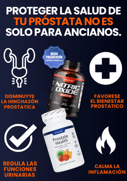 COMBO PARA SALUD DE LA PROSTATA SNAP ¡OFERTA DE LANZAMIENTO!
