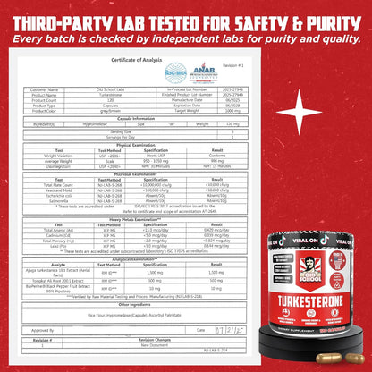 🔥Turkesterone + Tongkat Ali | Fuerza, Masa y Rendimiento Sexual NATURAL